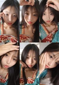 【淼幼】超甜美酒窝女学生! 刚下就被干~抠穴自慰~内射~