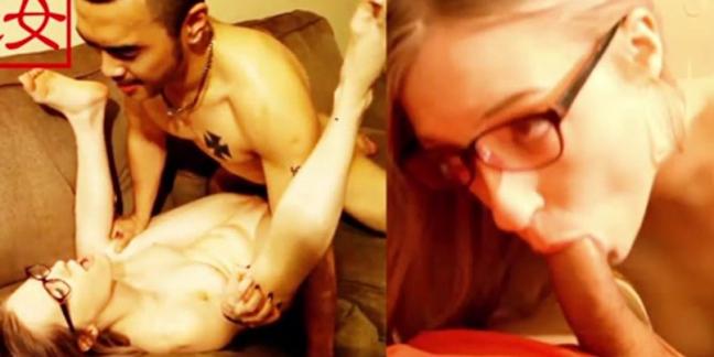 华裔暖男勾引白妞儿学生妹