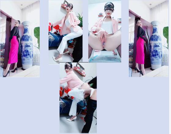 -70後美媽媽 不懼時光優雅到老今天媽媽的打扮美麽一襲筆挺西裝被弟弟從後面肏好壞内射媽媽