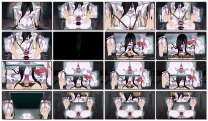 z鬼_異次元基地 テレビから女幽霊が出てきたけどドスケベな体だったのでモニターに拘束して固定くすぐり肉便器にするはなし