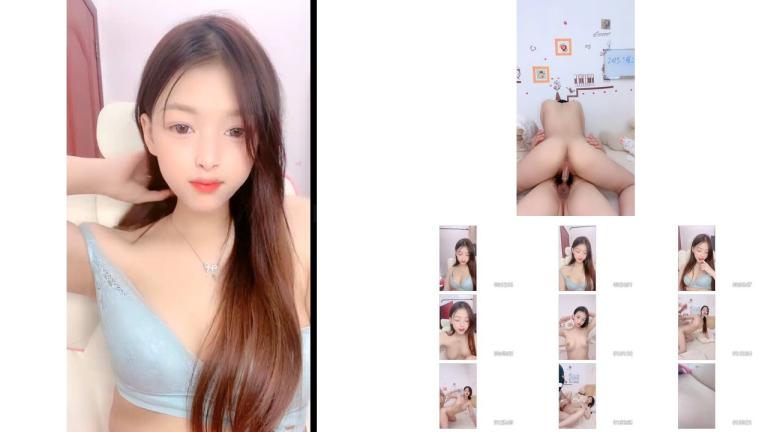 超級嫩網紅美女！白嫩奶子粉穴！洗完澡被炮友操，站立扛腿側入，妹妹很享受，操完振動棒玩穴