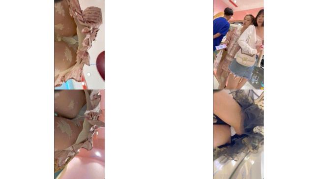 商城跟随偷窥性感小姐姐 细长腿走路屁屁一摆一摆很性感