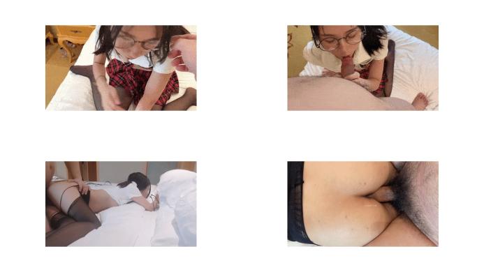 清純如蓮花的眼鏡妹-jk少女制服被猥瑣豬頭主人無套搞了還内射艹得哇哇叫戴眼鏡的就是悶騷