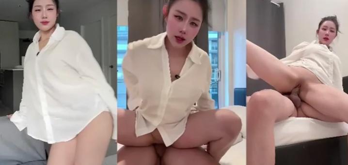 【全程淫语】风骚小姨子勾引姐夫黑丝口交上位狂摇内射 Chinese homemade video