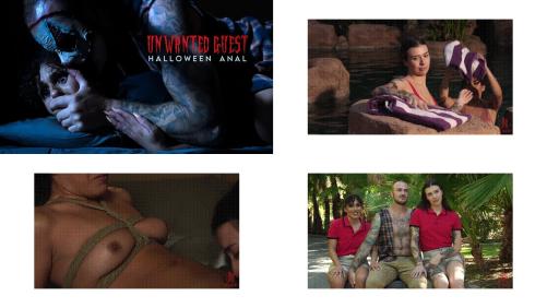 Unwanted Guest - Halloween Anal - Liv Revamped, Nova Flame And Christian Wilde