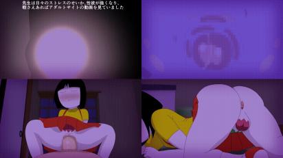 [アブジャン] 学校のエロイうわさ花子さんがイクー宿直室でイキ狂う妖怪ー