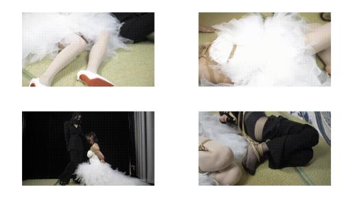 调教姐妹花黑丝白丝少女束缚玩弄