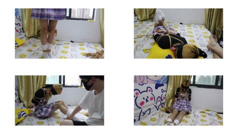 荷仙少女  绳缚  捆绑 少女的调教