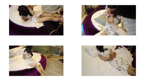 荷仙少女  绳缚  捆绑 少女的调教17639