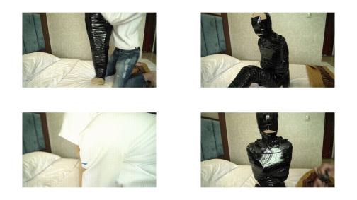 【seven7小姐06】zentai丝袜睡袋胶带木乃伊保鲜膜子窒息