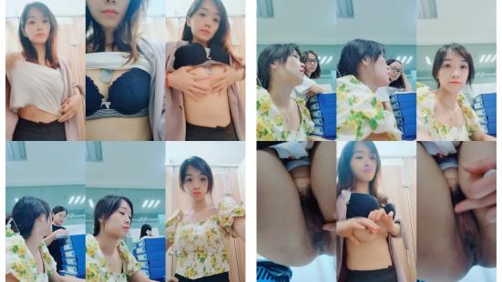 清純小野喵 在外資公司上班美麗小姐姐上班偷偷直播-無聲音時是主播關的怕洩露公司機密同事隐私