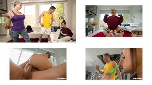 Slutty Student Fucks Mom's Trainer Crush