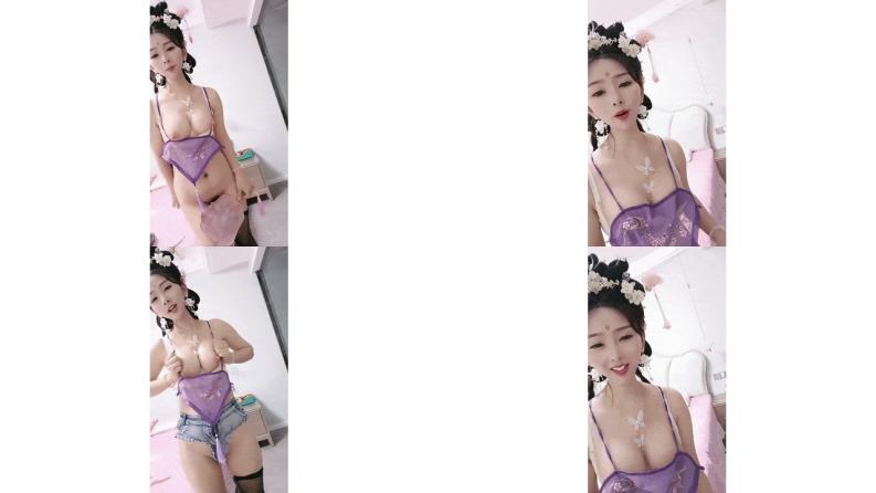 古風妝容美女情趣肚兜齊逼短褲小露白嫩奶子扭動美臀玩誘惑若隐若現讓人欲罷不能
