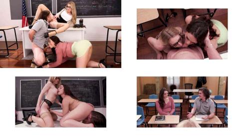 Wanna Fuck My Student_ Gotta Fuck Me First! - Sarah Taylor, Sophia Burns Tyler Cruise