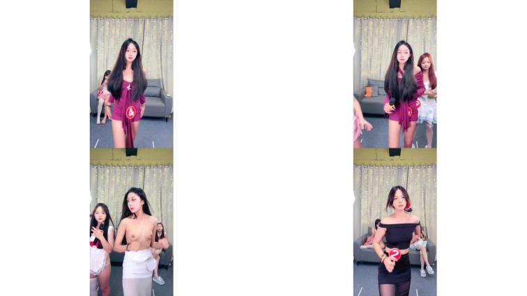 综艺M8女团20250816 色情版快乐大本营电奶子，电臀，指压板跳绳，拔B毛 集体裸舞~欢乐不断