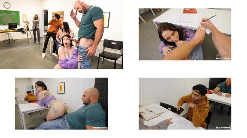 Sneaky College Classroom Anal