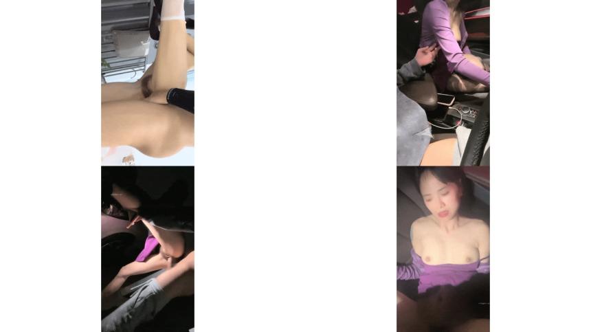 這麽冷的天兒，依然要出去，真是牛逼~【狐九兒】，戶外車震~車外按在車頭~無套内射，幹完尿在大街上，真刺激