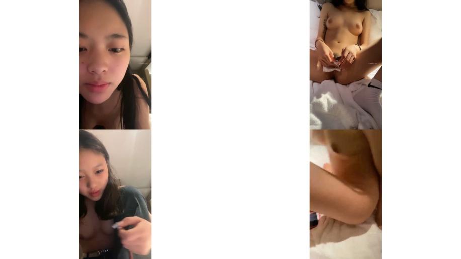 婴儿脸母狗校花 道具互动互插自慰3