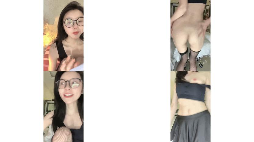 抖音小網紅，初戀女神，【韓熙月】，模特身材，這電臀小馬達真是太帶勁，狂撸3回，白嫩蜜桃臀看了就硬