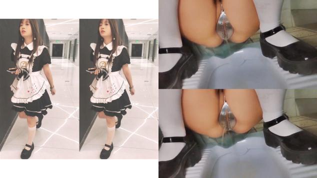 偷拍女仆妹子尿尿意外發現她竟然被綁上了貞操帶19