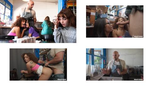 College Babe Gets Cafe Au Laid