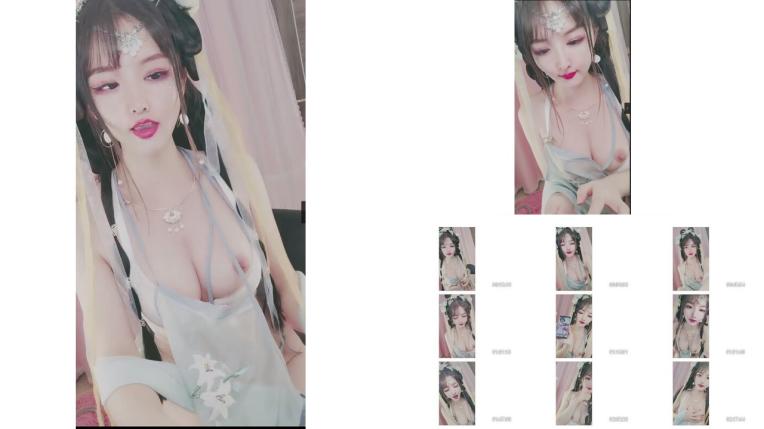 超美顔值小姐姐宮廷裝誘惑，漏着騷奶子在線撩狼友加微信發福利，淫聲蕩語分享在線自拍小視頻給狼友看真刺激79