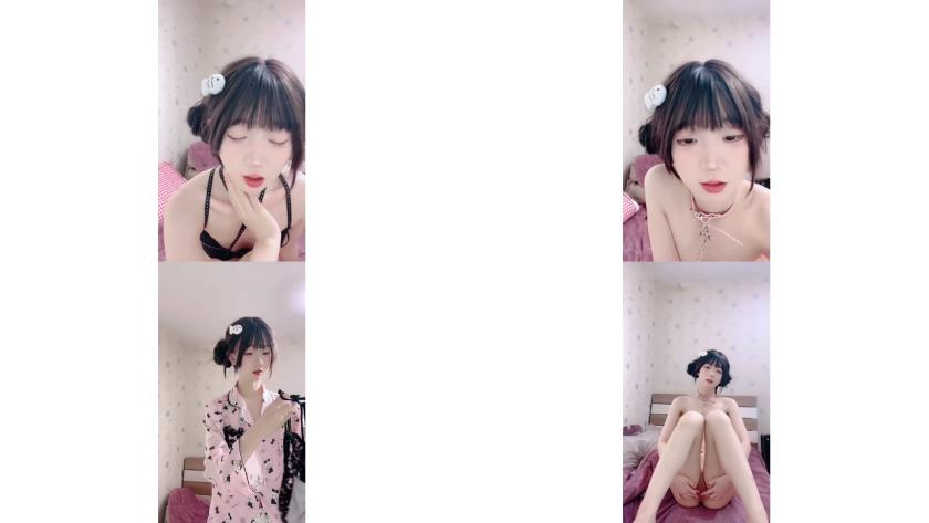 05洛丽塔_ 邪恶双马尾 自慰粉穴淫水超多 - 小穴白浆直流 (5)