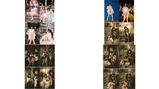 紳士福利女神落落raku 極緻誘惑大尺度精美私拍 戶外露出淫物玩寵 魔女と黑貓似水流年 鑒賞淫物少女54