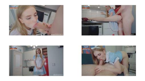 【高颜值绝品S级翘臀甜美女神】Dolly Rud 最符合国人审美之一的小骚货，女仆装太反差婊了，难得一次无套内射