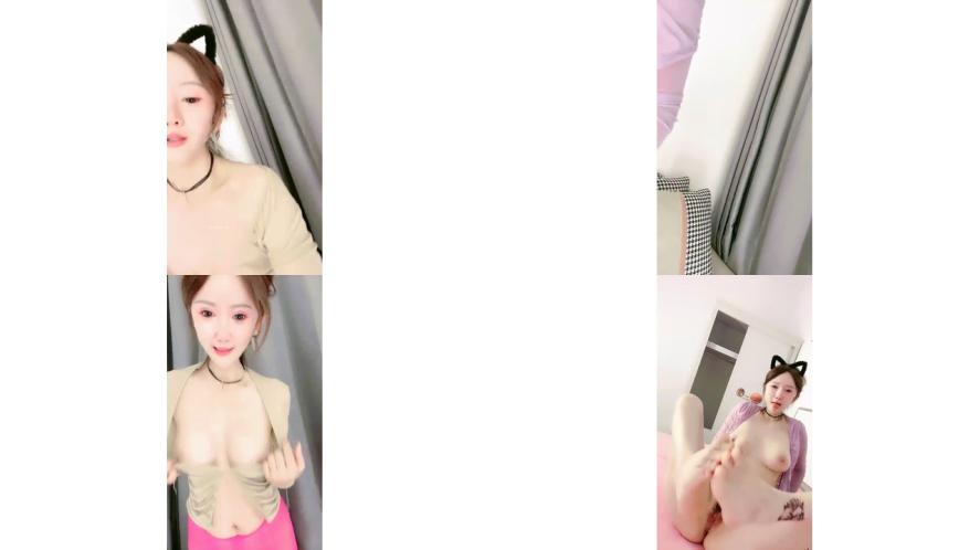 高颜值魔鬼身材颜值女神 丝足美腿骚舌怼屏骑乘喷水3