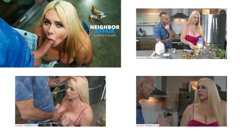 Karen Fisher needs a big banana for her banana creampie