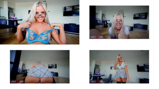 Kayla East Gets a Huge Facial