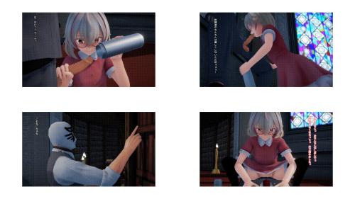 [maloxxのMMD] 図書館で女の子に精液を分けてあげるお話 i