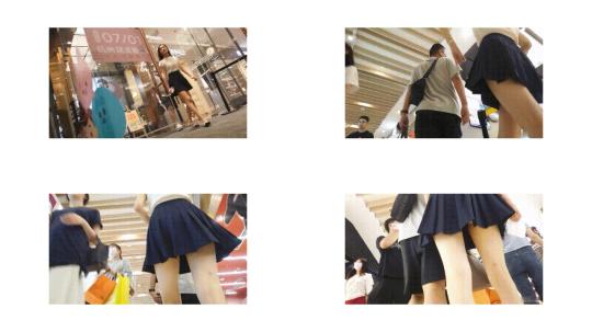 抄底高颜值气质美女 齐逼百皱裙还穿着骚内丁 跟着欣赏真是一种享受