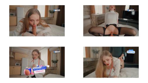 极品翘臀妖艳毛妹女神Dolly Rud【翘臀死亡螺旋】骚里骚气的家庭医生，黑丝美腿翘臀！又一次被无套内射！完整版