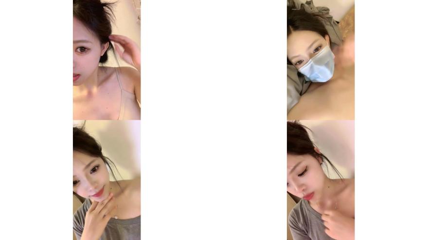 神仙颜值超迷人雯雯舌头很迷人下海福利，抠穴道具自慰~包射