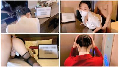 淫蕩空姐 極品反差空乘女神和男友吵架後 酒店服務金主爸爸 外人眼中的女神私下其實是個欠操的騷母狗而已