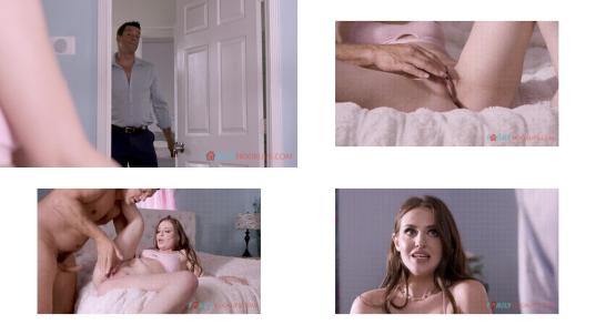 Aubree gets pointers from her stepdad