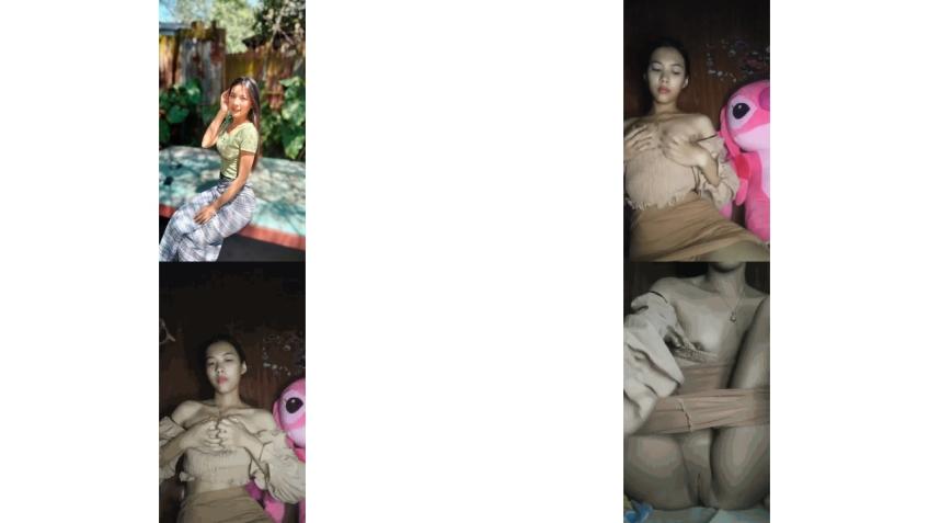 缅甸小骚货颜值不错 自慰抠逼十分淫荡逼形完美，家中狂吃男友大鸡巴最后满意吞精
