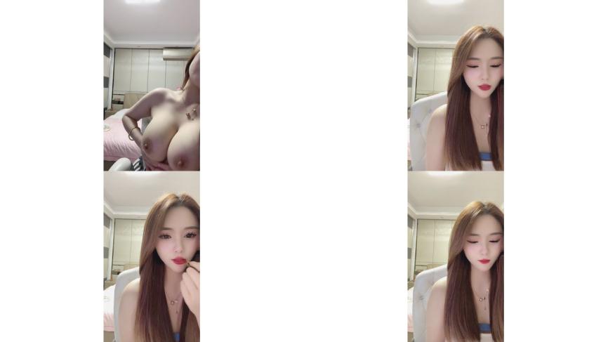 G奶网红美女两个大白奶子，揉捏晃动好软，掰开骚穴特写，噗噗又有了歪心思