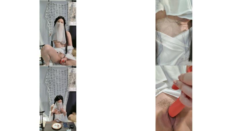 上海戏剧学院毕业 肤白貌美 古装现代 每天不同反差角色道具自慰 合集2