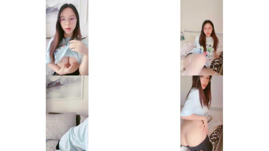学生姐妹花_互摸 听指挥 蜜桃风情万种极品眼镜御姐，性感吊带丁字裤，6
