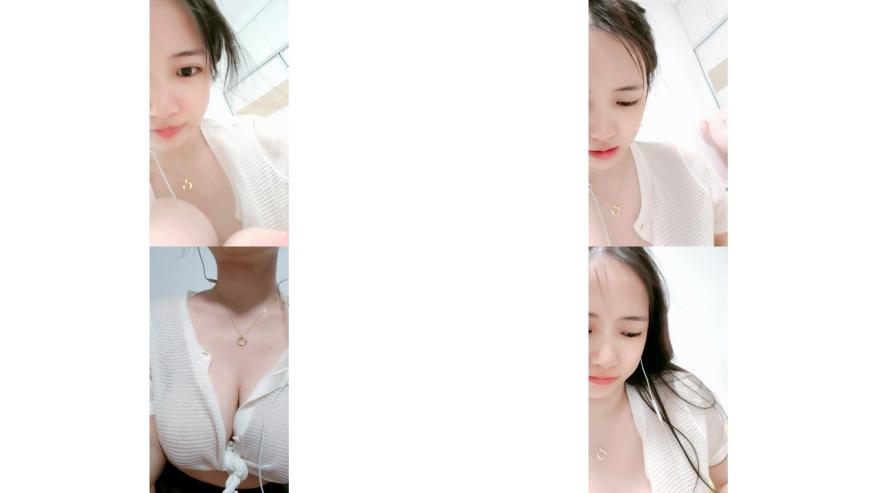 纯情学妹兔兔深夜直播赚学费!小姐姐通体雪白3