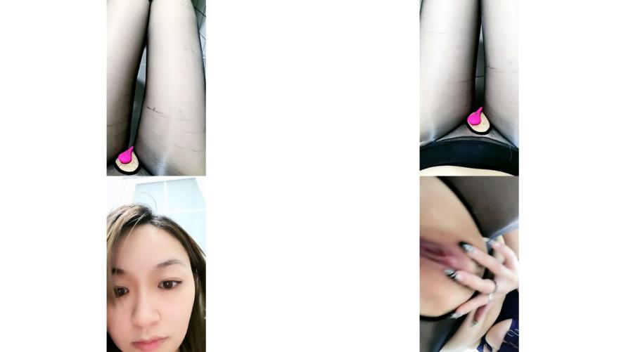 全程露脸大秀直播玩弄大黑牛 ， 狼友看镜头前抓着奶子9