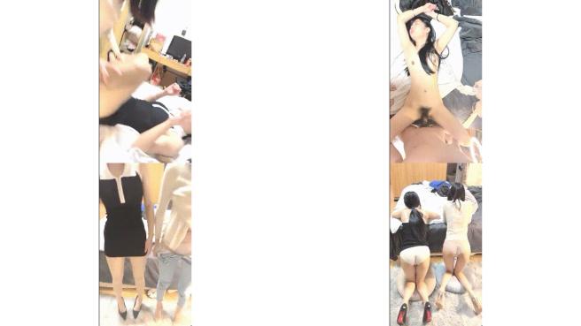双飞高颜值闺蜜 一根鸡吧有点应付不过来 只能先操无毛粉鲍鱼 再操逼毛茂密美女