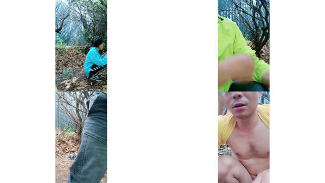 跟小少妇来一次户外激情啪啪，全程露脸口交大鸡巴，让小哥站着爆草，无套后入玩弄骚奶子精彩刺激还怕人看到