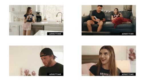 ADULT TIME - Sex Addict Babe Julia James SQUIRTS On Stepdad By Accident During Sneaky Masturbation