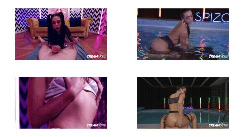 Join Mia Trejsi With Zuzu Sweet And GeishaKyd In This Hot Cream Her Compilation