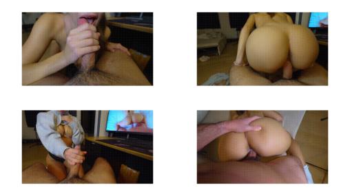 CAUGHT WATCHING PORN - MY HOT STEPSISTER JOINS ME AND TAKES MASSIVE CREAMPIE