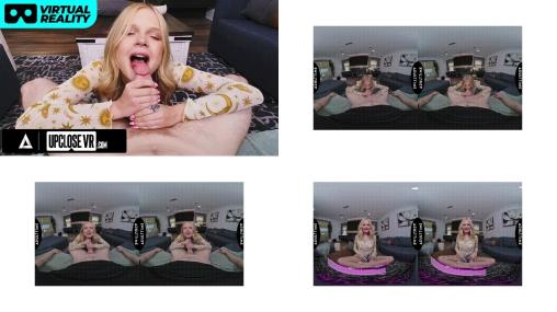 UP CLOSE VR - POV Petite Blonde Coco Lovelock Goes Into FERAL FRENZY Mode For Your Big Dick